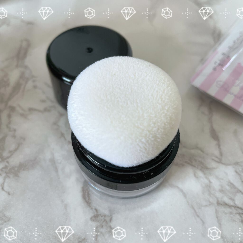 スポンジ付きチーク容器/DAISO/その他化粧小物を使ったクチコミ（1枚目）