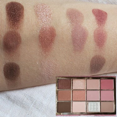 THEPIEL RENAISSANCEのクチコミ「【スウォッチ&メイク】WAKEMAKE SOFT BLURRING EYE PALETTE 0.....」（2枚目）