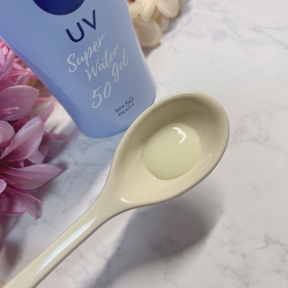 ニベアUV ウォータージェル SPF50/ニベア/日焼け止めジェルを使ったクチコミ（2枚目）