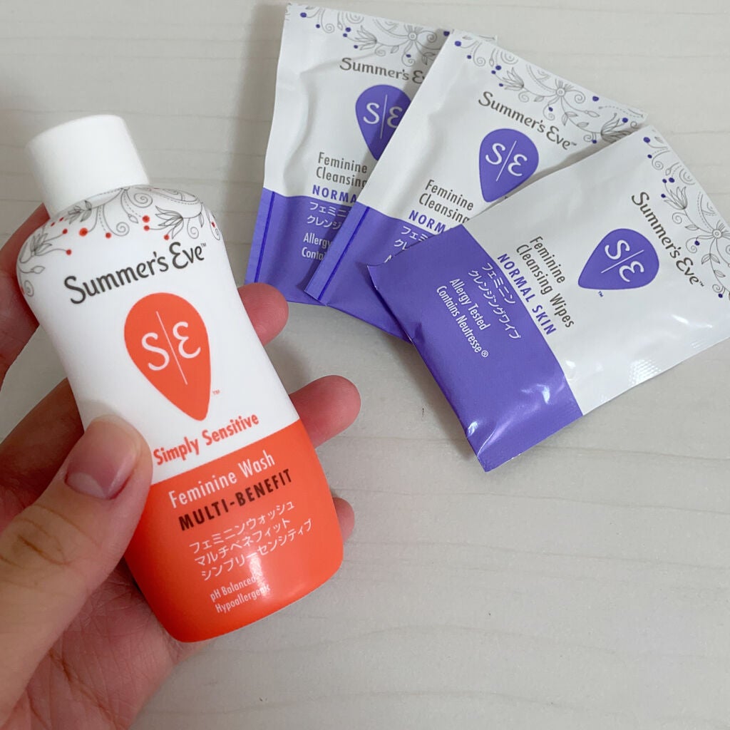 フェミニンクレンジングワイプ ノーマルスキン/Summer's Eve(サマーズイブ)/デリケートゾーンケアを使ったクチコミ(2枚目)