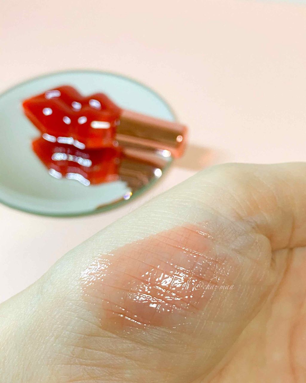 メルティーリップセラム/プランプピンク/リップグロスを使ったクチコミ(2枚目)