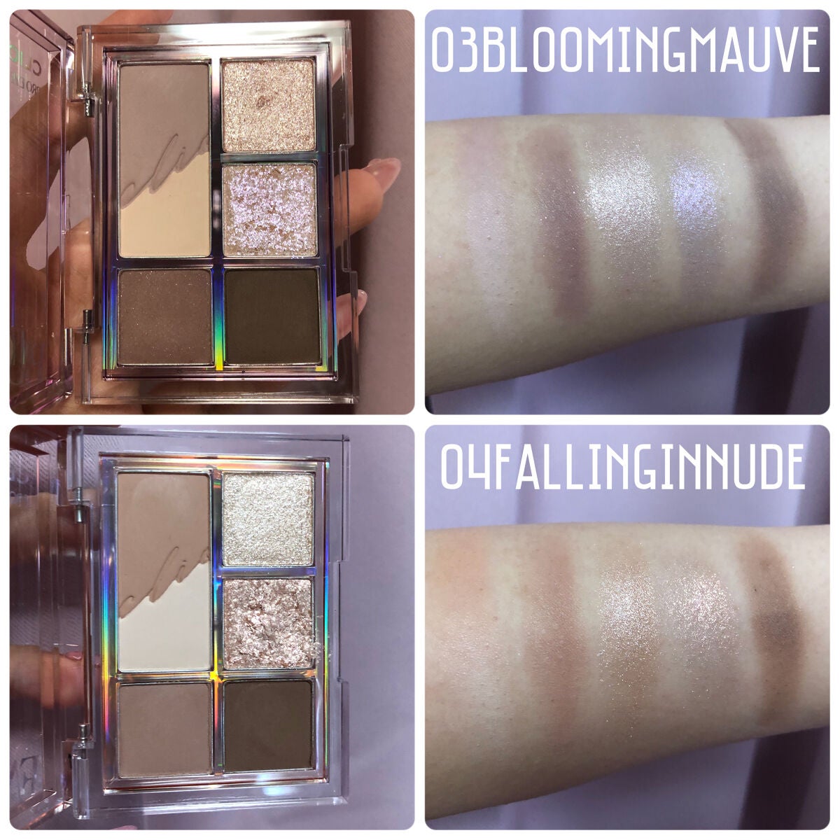 プロ アイパレット ミニ/CLIO/アイシャドウパレットを使ったクチコミ(4枚目)