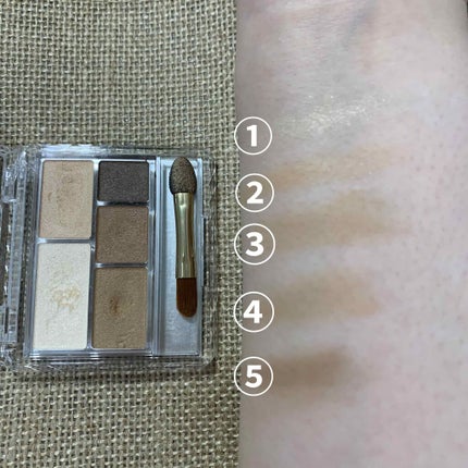 パーフェクトマルチアイズ/キャンメイク/アイシャドウパレットを使ったクチコミ(4枚目)