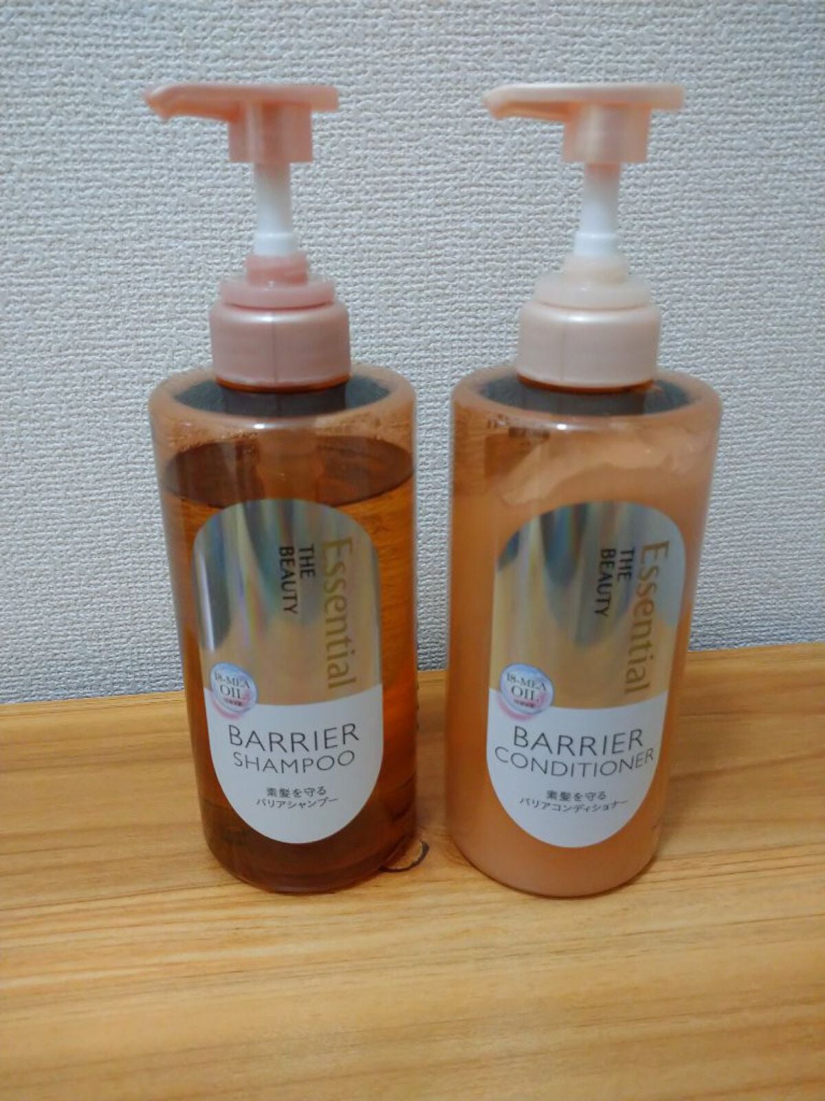 ザビューティ 髪のキメ美容素髪を守る バリアシャンプー/コンディショナー/エッセンシャル/シャンプー・コンディショナーを使ったクチコミ(1枚目)