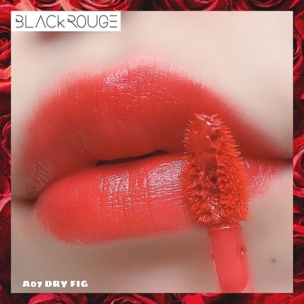 エアフィットベルベットティント/BLACK ROUGE/リップティントを使ったクチコミ(7枚目)