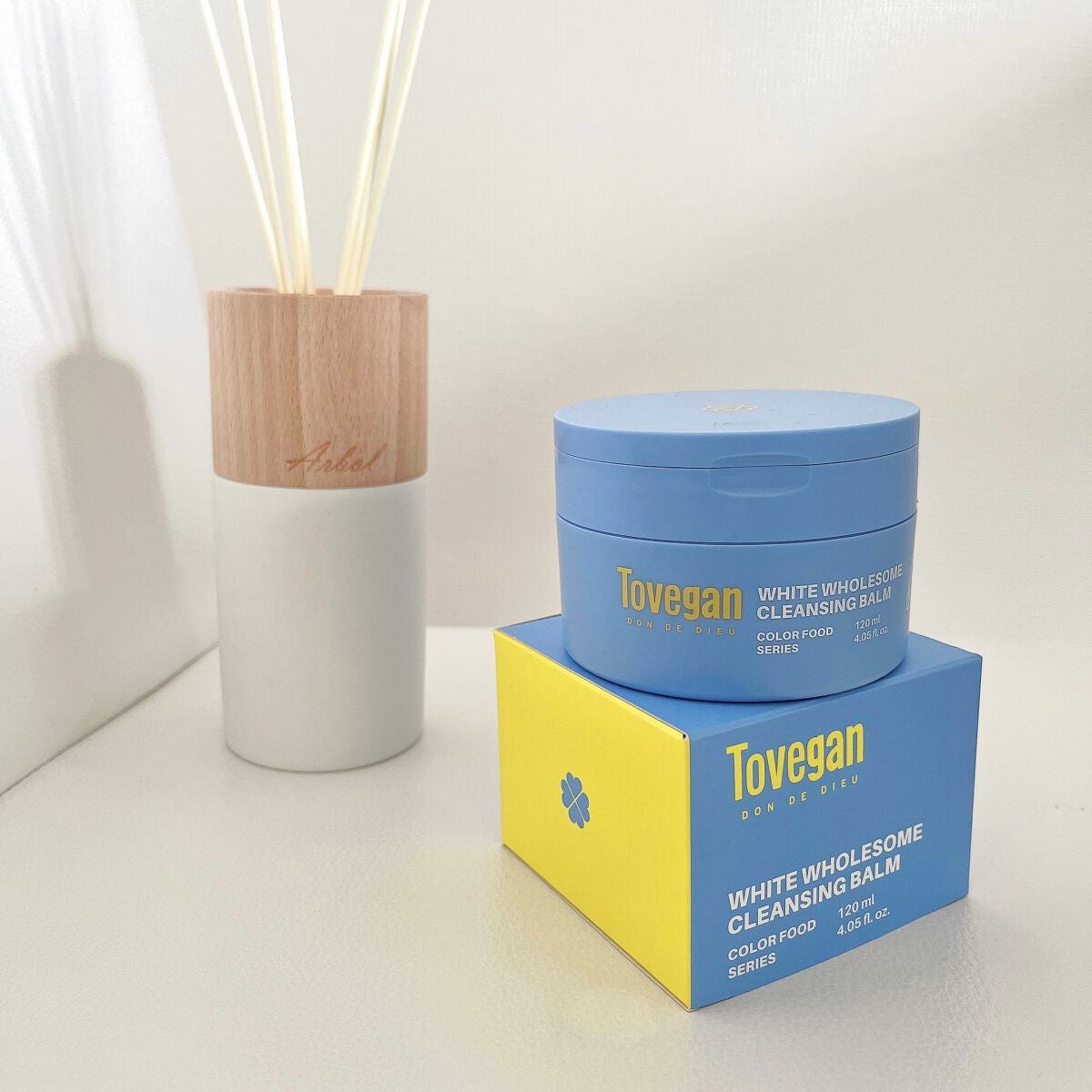 カラーフードシリーズホワイトホールサムクレンジングバーム/Tovegan/クレンジングバームを使ったクチコミ(1枚目)