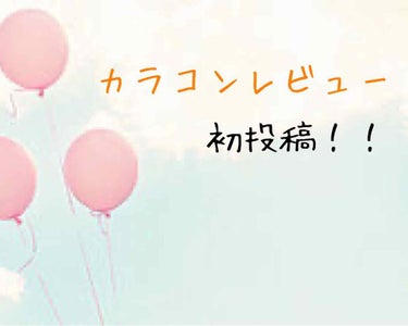 🧚‍♀️初投稿🧚‍♀️
おここです！
絶賛ダイエット、メイク勉強中の花のJKでござじゃります！（誰得情報？）

初投稿はカラコンレビューをしようと思います！

TOPARDSの14.2mmのNo.3 H