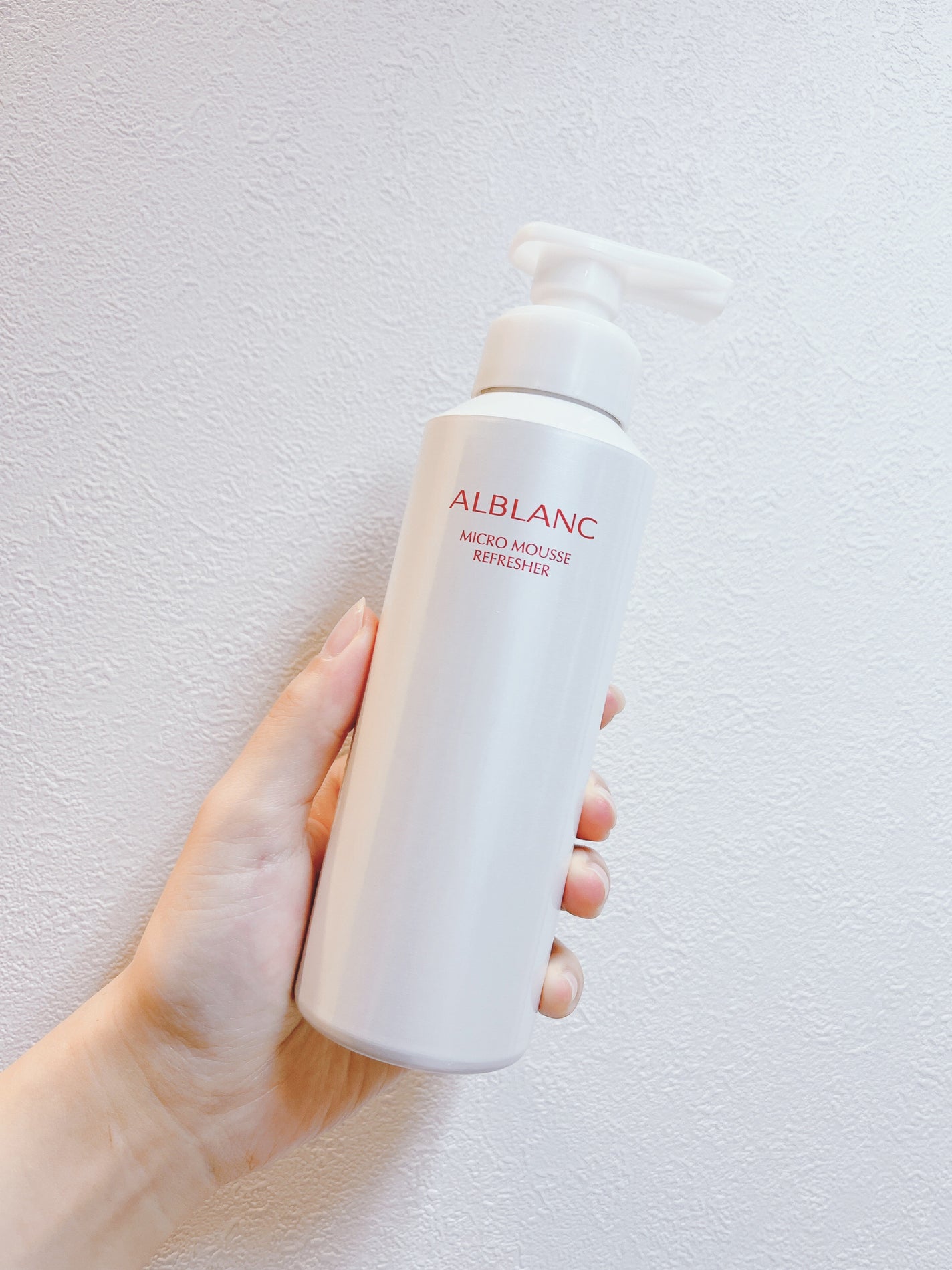 マイクロムース リフレッシャー/ALBLANC/泡洗顔を使ったクチコミ(1枚目)