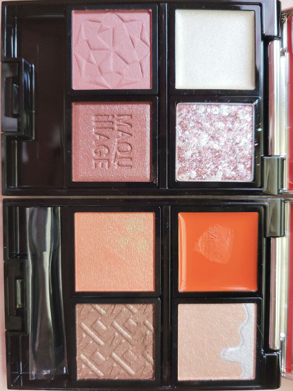 ドラマティックアイカラー (パウダー)/(クリーム)/マキアージュ/アイシャドウパレットを使ったクチコミ（1枚目）