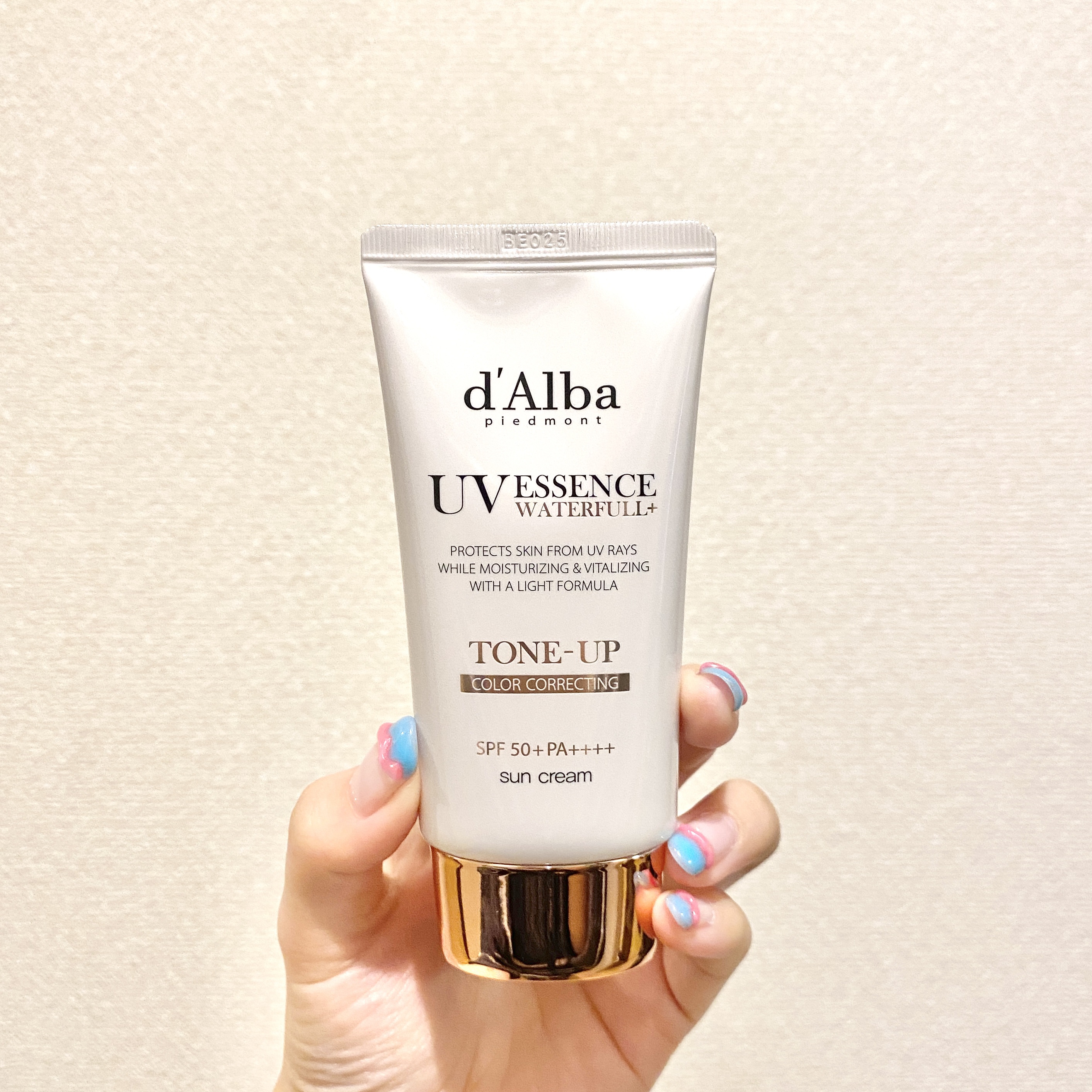 ウォータフルトーンアップサンクリーム/ダルバ/日焼け止めクリームを使ったクチコミ（2枚目）