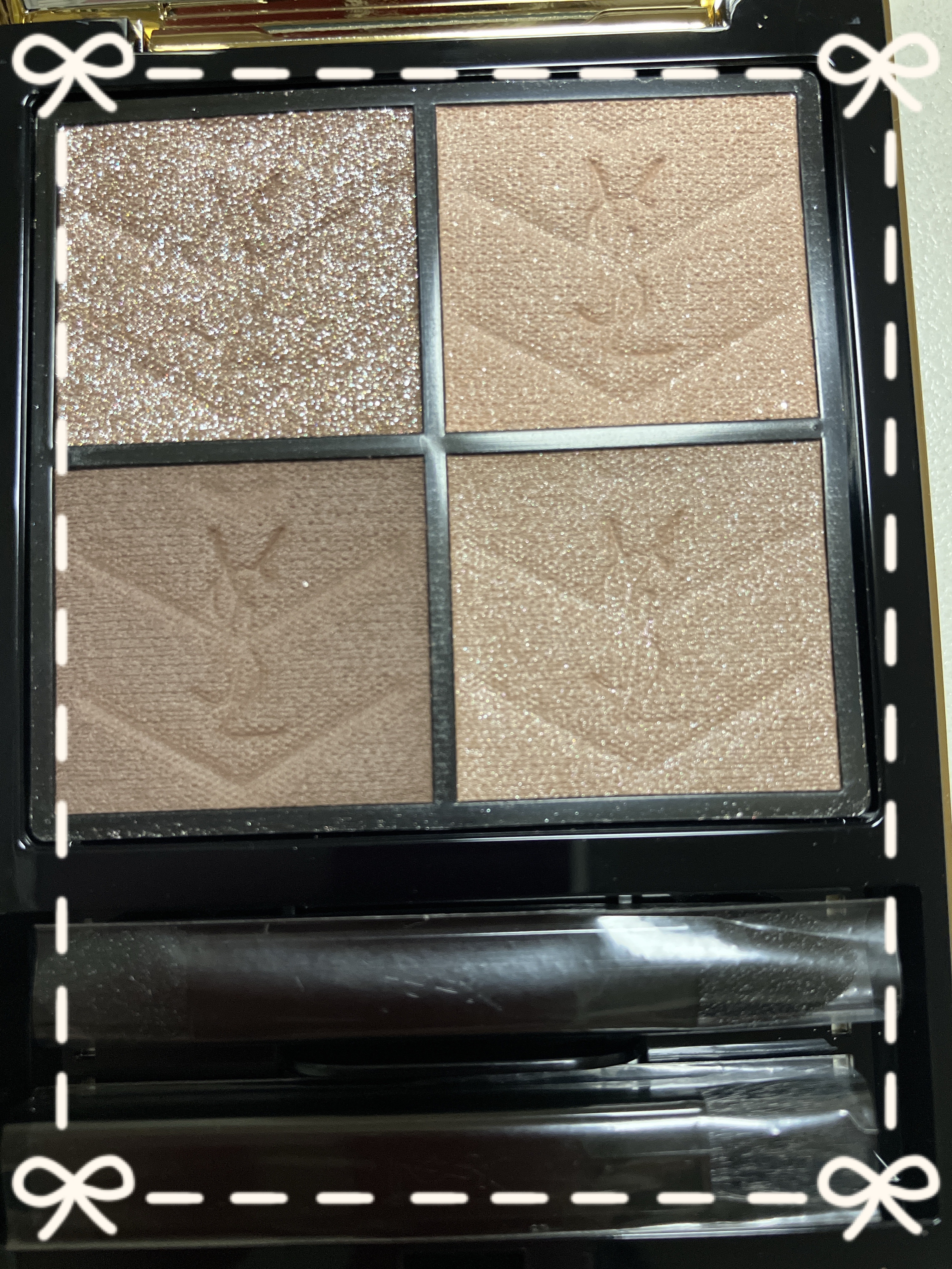 クチュール ミニ クラッチ/YVES SAINT LAURENT BEAUTE/アイシャドウパレットを使ったクチコミ（2枚目）