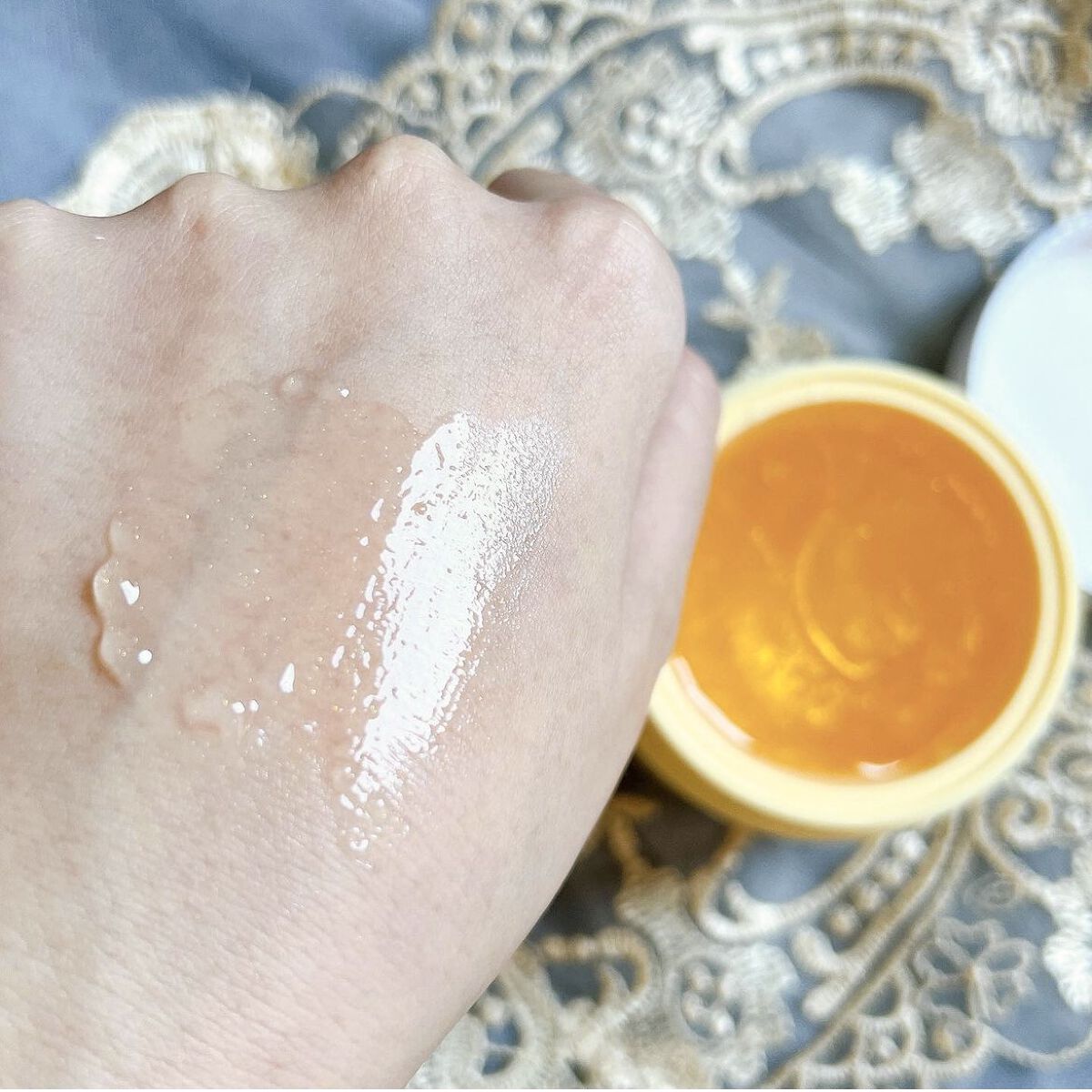 SNP ゴールド コラーゲン スリーピング パック/SNP/シートマスク・パックを使ったクチコミ（3枚目）