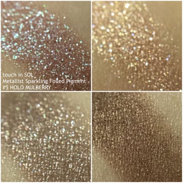 Metallist Sparkling Foiled Pigment/Touch In Sol/シングルアイシャドウを使ったクチコミ（3枚目）