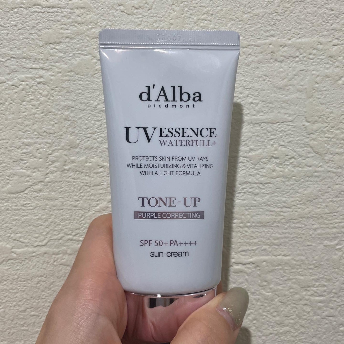 ダルバ ウォータフル トーンアップ サンクリーム(パープル)/ダルバ/日焼け止めクリームを使ったクチコミ(1枚目)