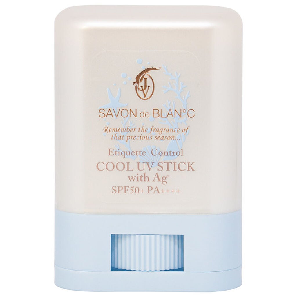 エチケットコントロール クールUVスティック with Ag SAVON de BLAN°C