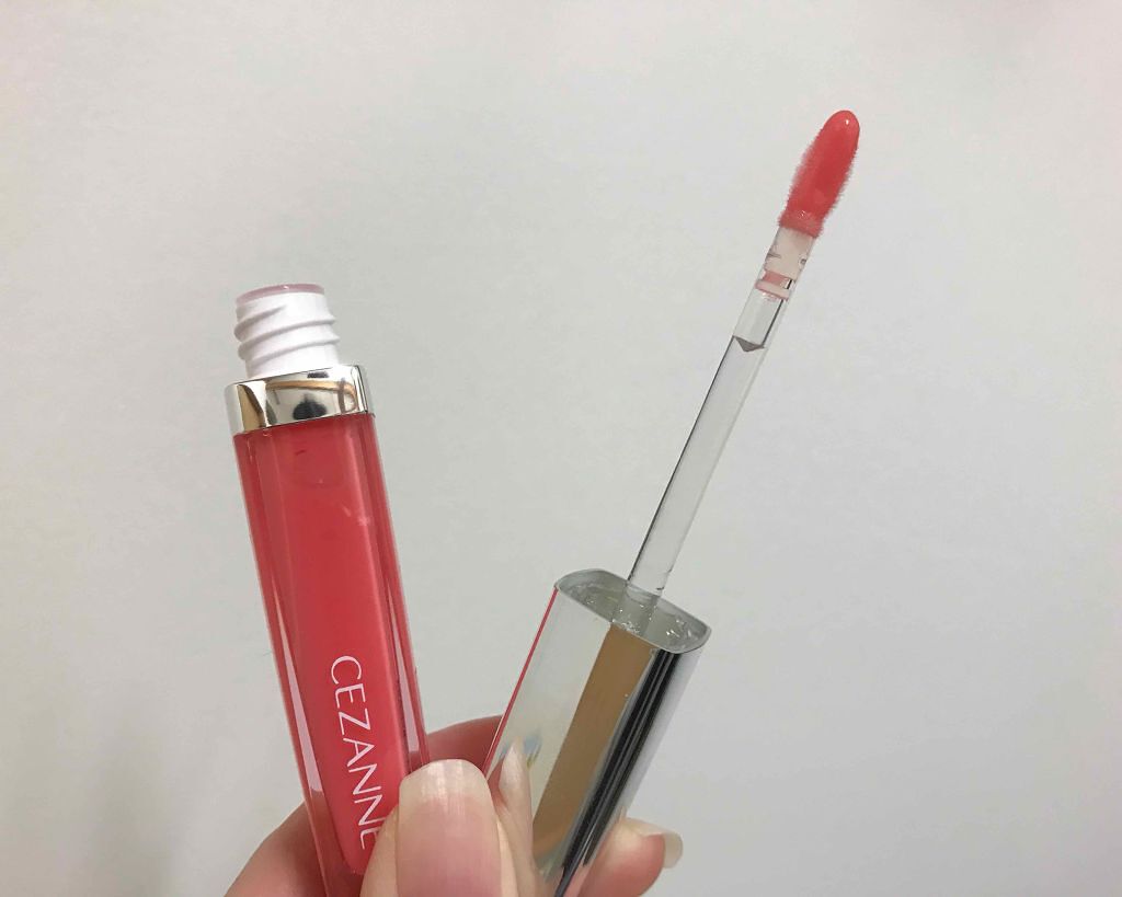 ジェルグロスリップ/CEZANNE/リップグロスを使ったクチコミ(2枚目)
