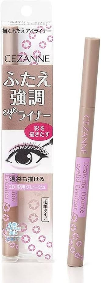 描くふたえアイライナー/CEZANNE/リキッドアイライナーを使ったクチコミ(1枚目)