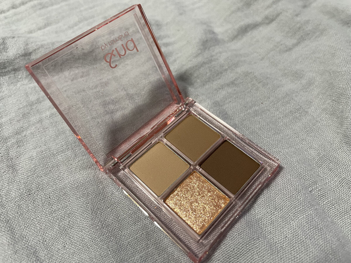 アンドバイロムアンド　メロウアイパレット BR01 ソフトブラウン/&nd by rom&nd/アイシャドウパレットを使ったクチコミ（2枚目）