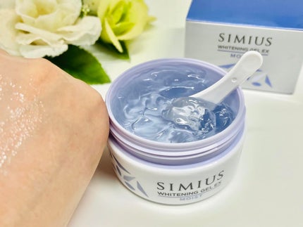 薬用ホワイトニングジェルEX モイスト(しっとり)/シミウス/オールインワン化粧品を使ったクチコミ(4枚目)