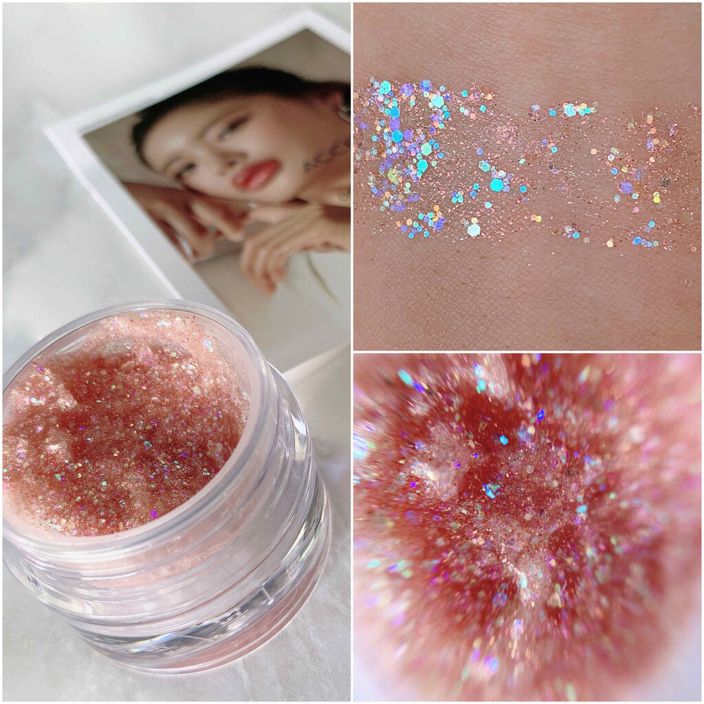 ゲットルーズグリッタージェル/unleashia/グリッターを使ったクチコミ（2枚目）