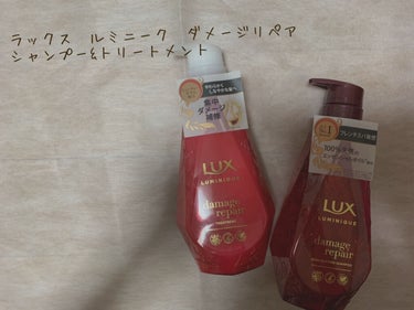 ルミニーク ダメージリペア シャンプー／トリートメント/LUX/シャンプー・コンディショナーを使ったクチコミ（1枚目）