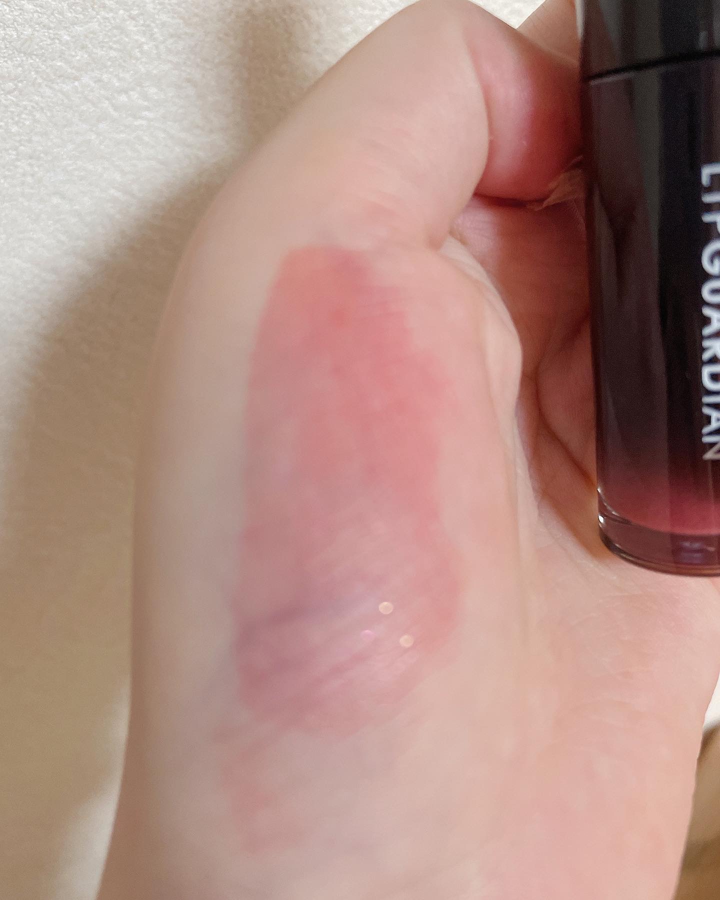 グロウラッピングティント/LIPGUARDIAN/リップティントを使ったクチコミ（3枚目）