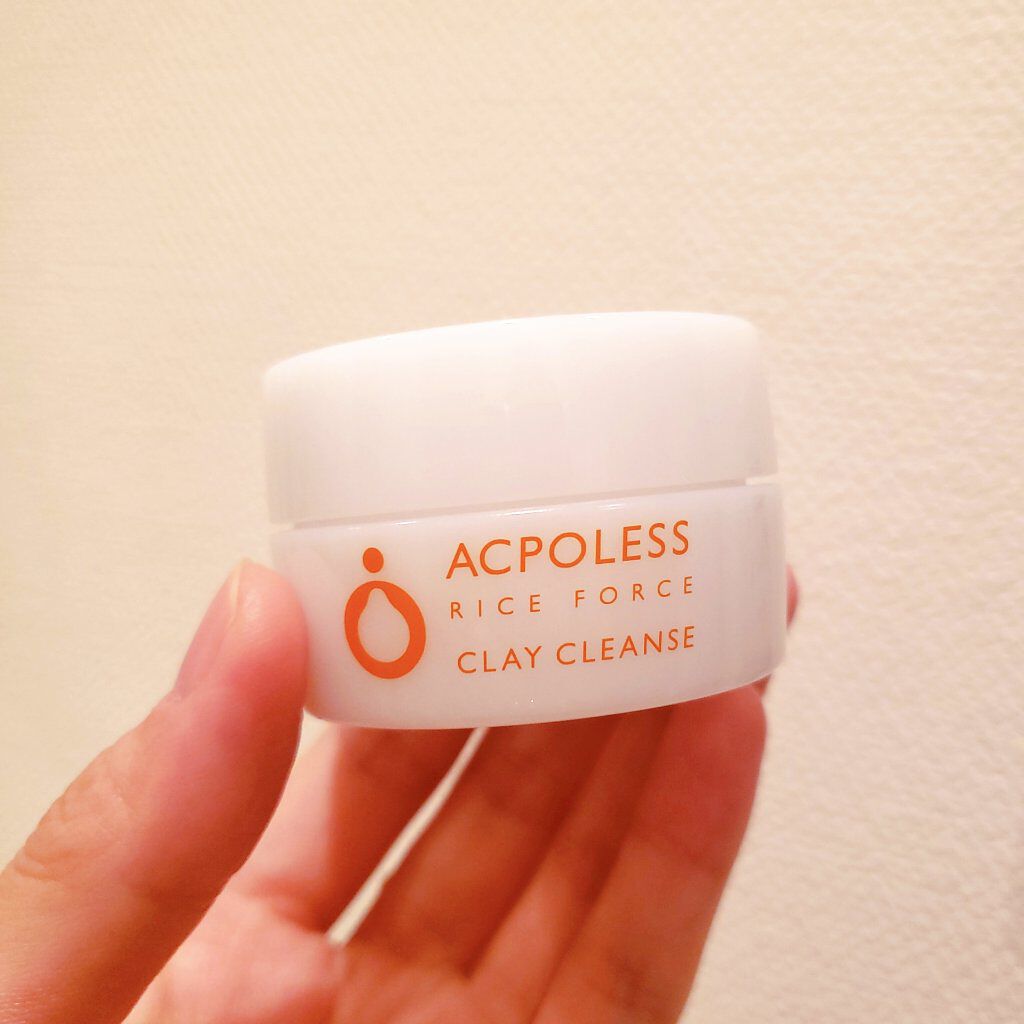 アクポレス クレイクレンズ/ライスフォース/洗顔フォームを使ったクチコミ（1枚目）