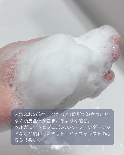 ナイトコラーゲンシャンプーミッドナイトフォレスト/treecell/市販シャンプーを使ったクチコミ(3枚目)