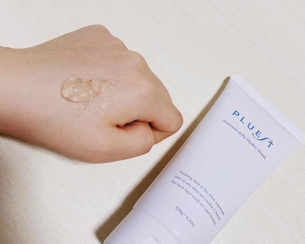 マンナンジェリーハイドロウォッシュ/PLUEST/洗顔料を使ったクチコミ（2枚目）