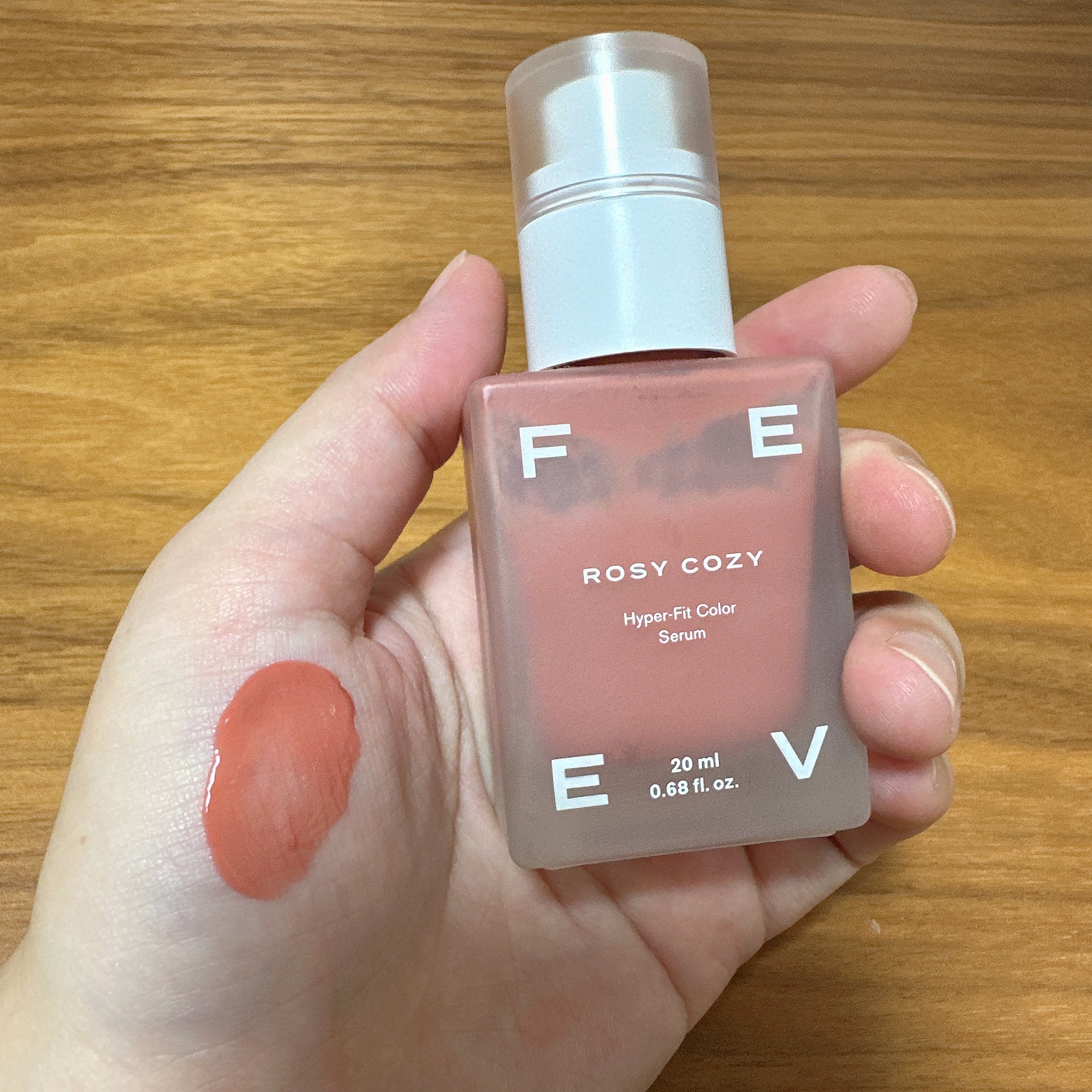 カラーセラム ロージーコージー/FEEV/リキッドチークを使ったクチコミ（3枚目）