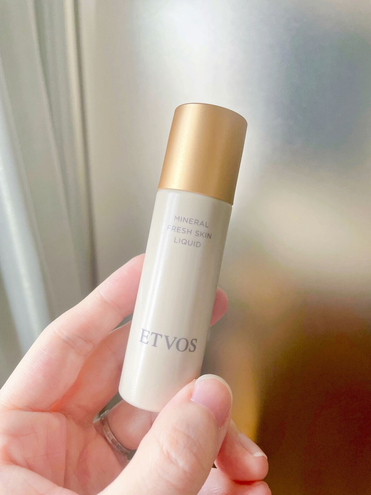 ミネラルフレッシュスキンリキッド/エトヴォス/リキッドファンデーションを使ったクチコミ（1枚目）