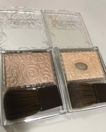 パールグロウハイライト/CEZANNE/パウダーハイライトを使ったクチコミ(2枚目)