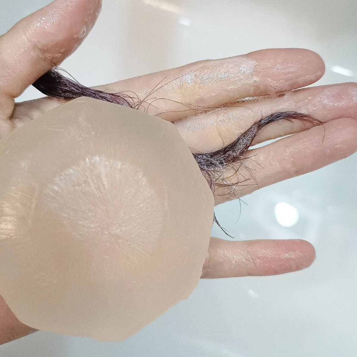 ピュアバー 和漢ハーブシャンプーバー モイスト/purebar/市販シャンプーを使ったクチコミ（3枚目）