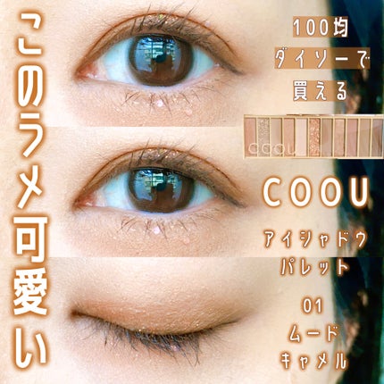 アイシャドウパレット/coou/アイシャドウパレットを使ったクチコミ(1枚目)