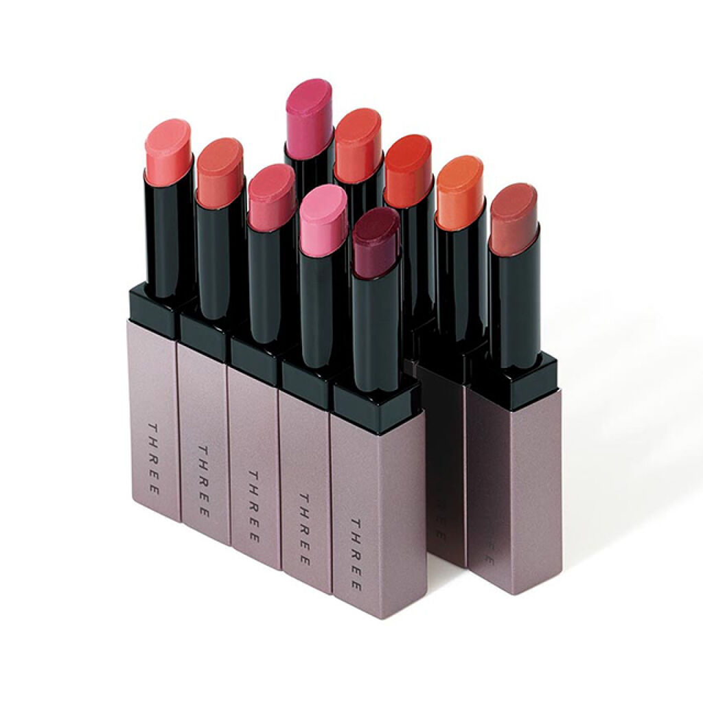 試してみた】THREE アライジングスピリットリップグローの人気色