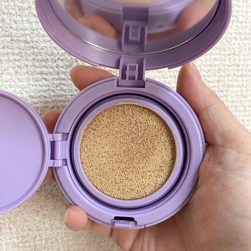 ゼロクッション 02 natural/rom&nd/クッションファンデーションを使ったクチコミ（2枚目）