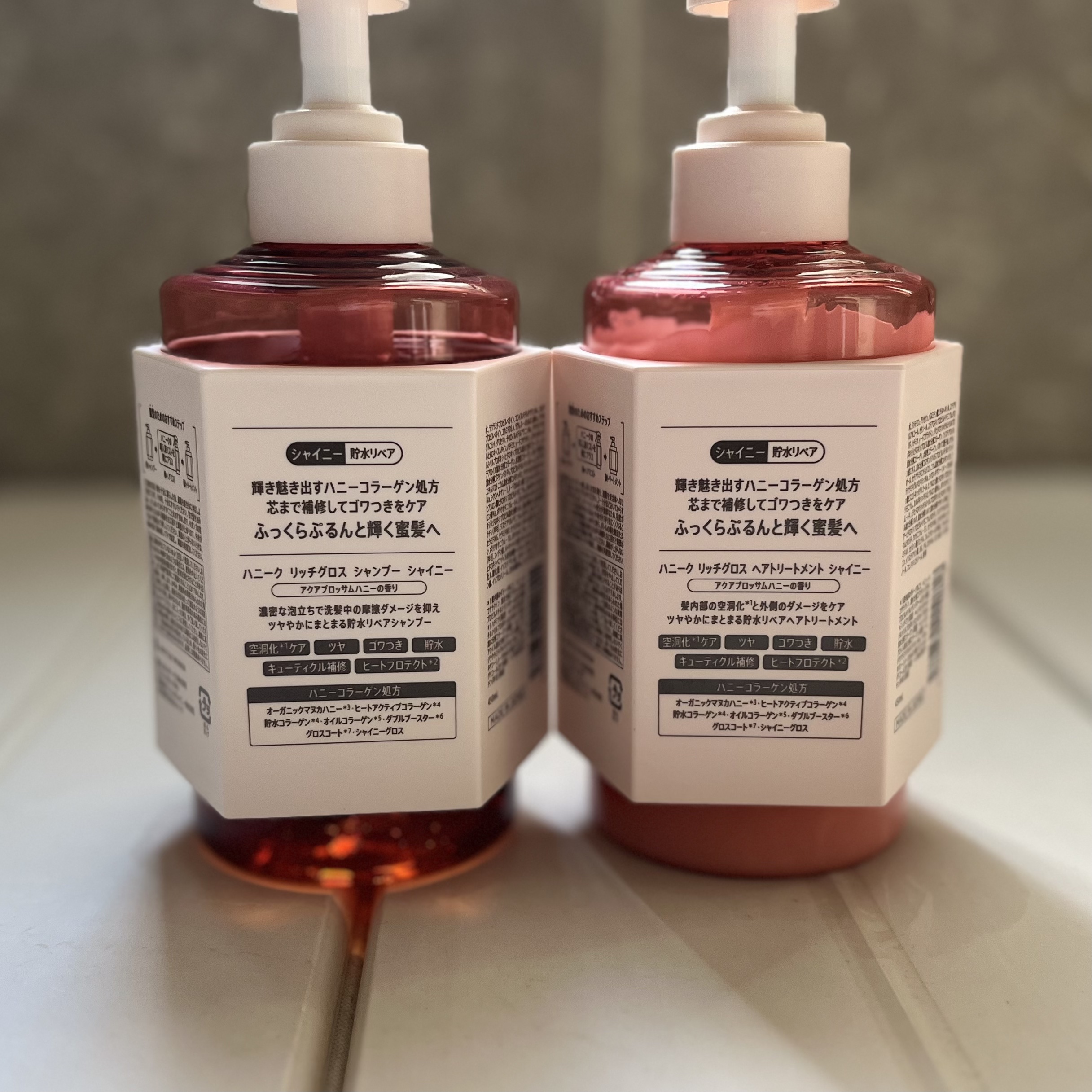 リッチグロス シャンプー シャイニー／ヘアトリートメント シャイニー/ハニーク/市販シャンプーを使ったクチコミ（2枚目）