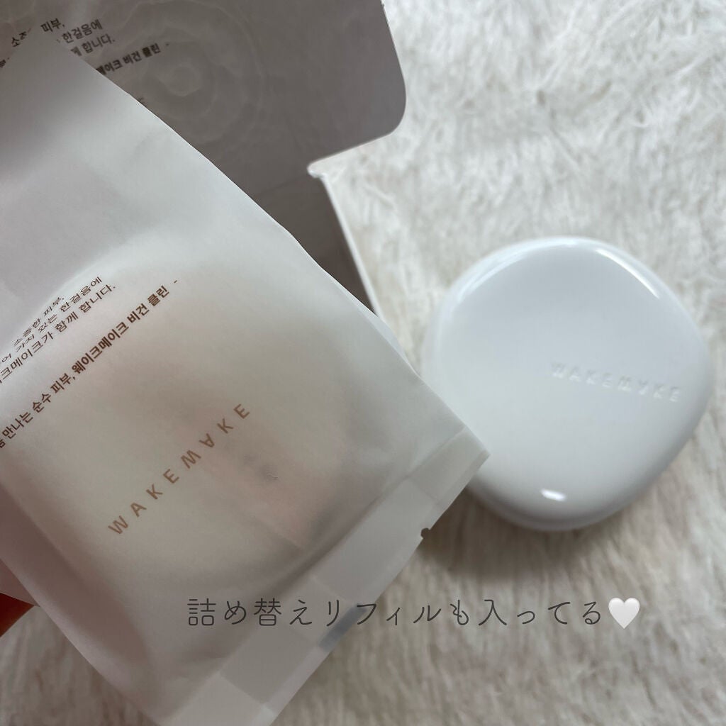 ビーガンクリーンピュアカバークッション/wakemake/クッションファンデーションを使ったクチコミ(3枚目)