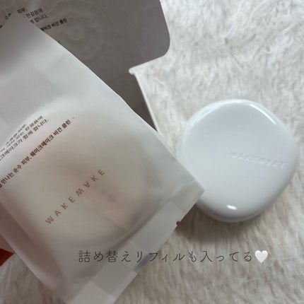 ビーガンクリーンピュアカバークッション/wakemake/クッションファンデーションを使ったクチコミ(3枚目)