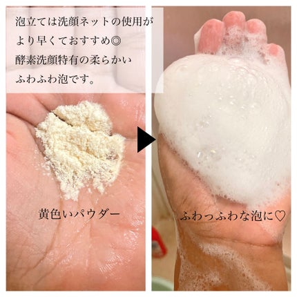 フルモア Sパウダーウォッシュ/FRU MOR/洗顔パウダーを使ったクチコミ(3枚目)