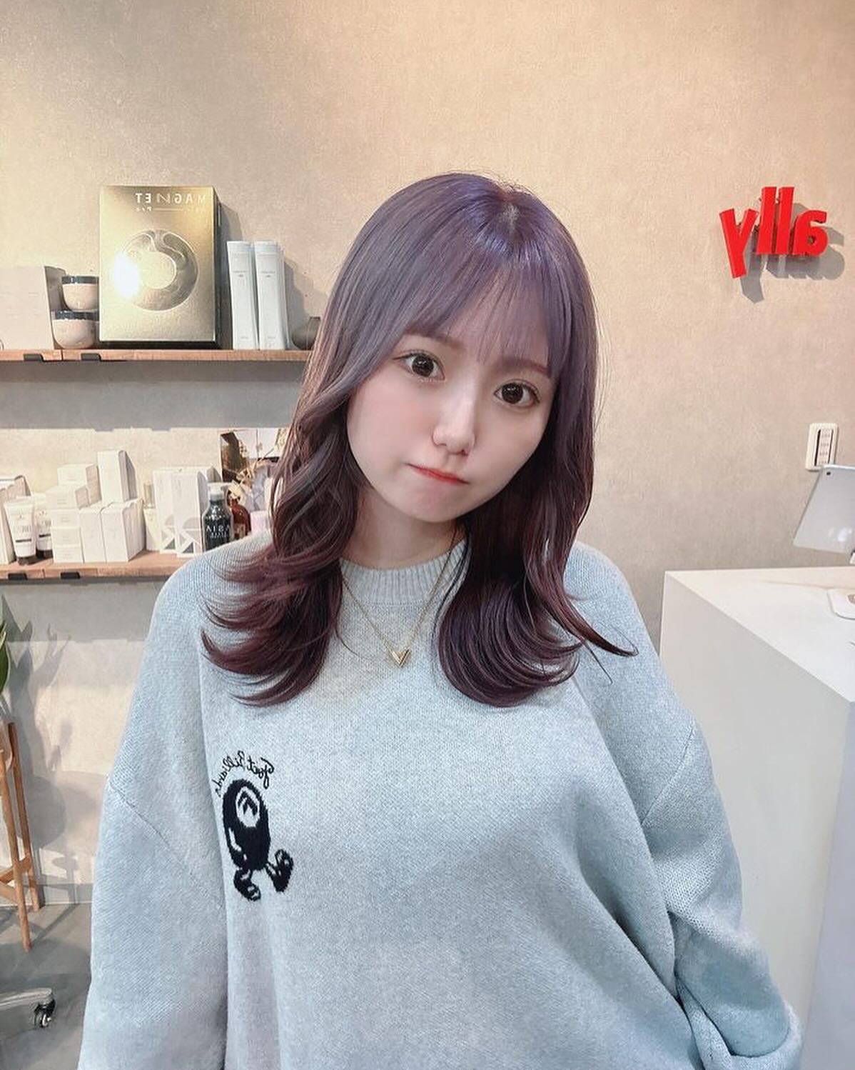 sana_takatera ありがとう〜！！
.
ハイトーンも任せてくださいー！12月前半まだ少し空きあるので、プロフィールのURLかDMからご予約お待ちしてます！
.

場所
【ally】東京都渋谷区神宮前3-20-15 中野ビル1F
.