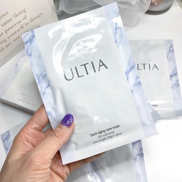 ULTIA back aging care maskのクチコミ「ULTIA
▷ @ultia_official
back aging care mask
バッ.....」（2枚目）