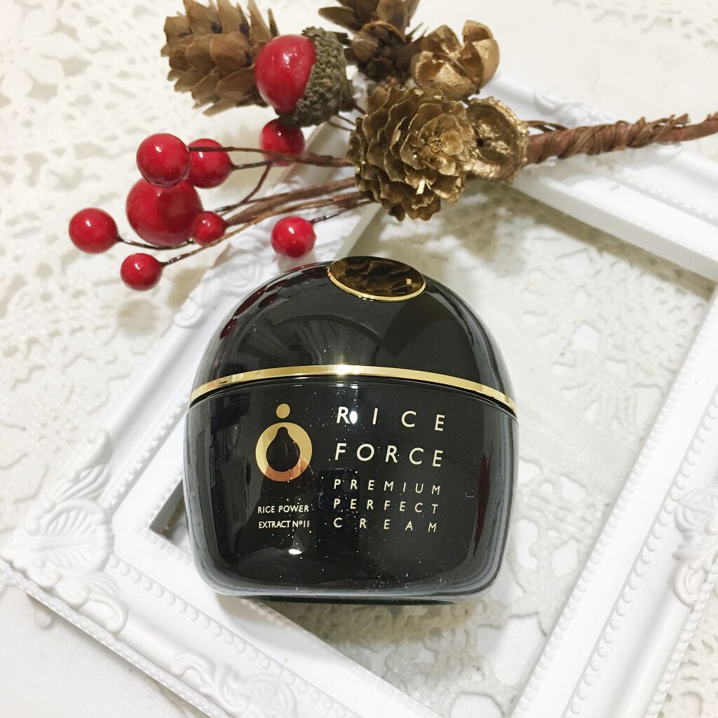 プレミアムパーフェクトクリーム/ライスフォース/フェイスクリームを使ったクチコミ(1枚目)