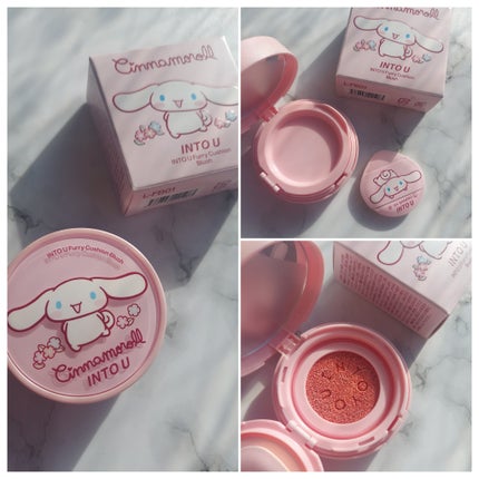 ファーリークッションブラッシュ/INTO U/パウダーチークを使ったクチコミ(3枚目)