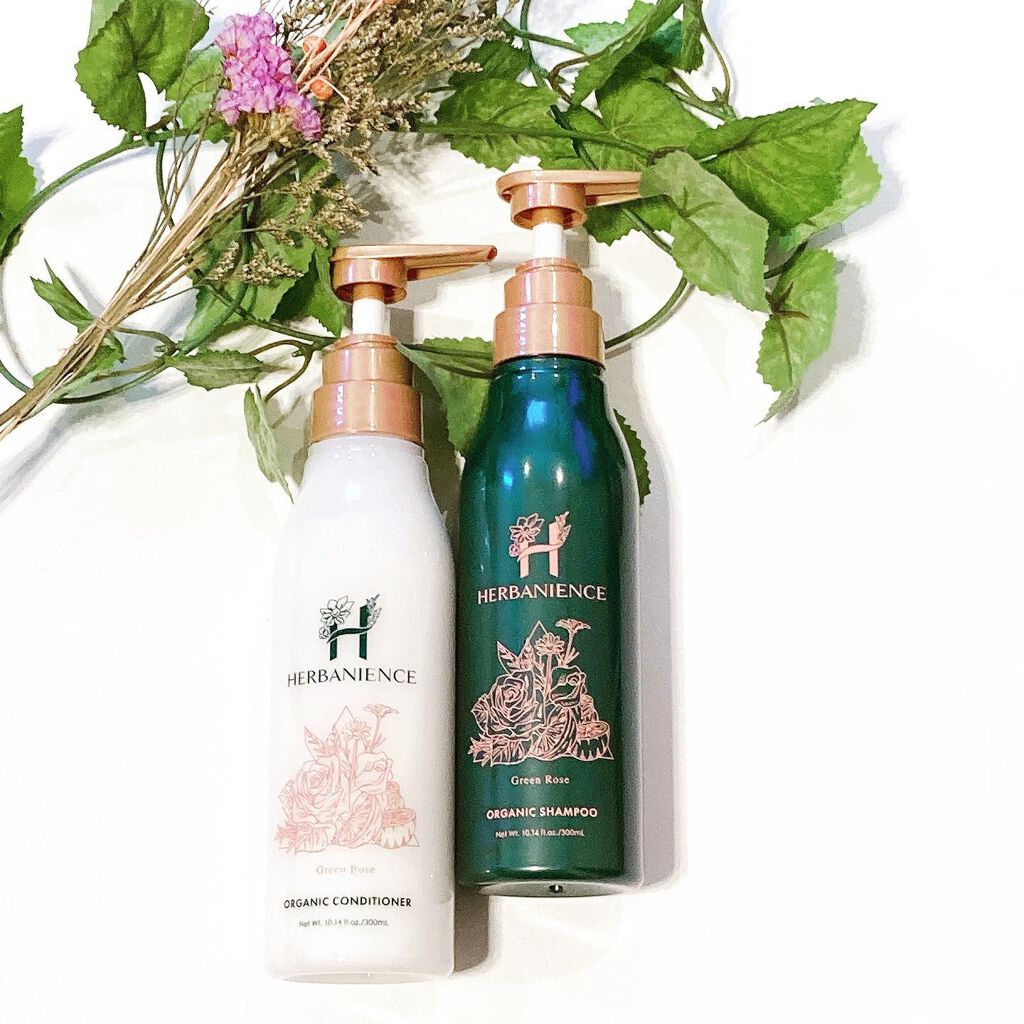 ハーバニエンス シャンプー・コンディショナー(グリーンローズ)/HERBANIENCE/市販シャンプーを使ったクチコミ(5枚目)