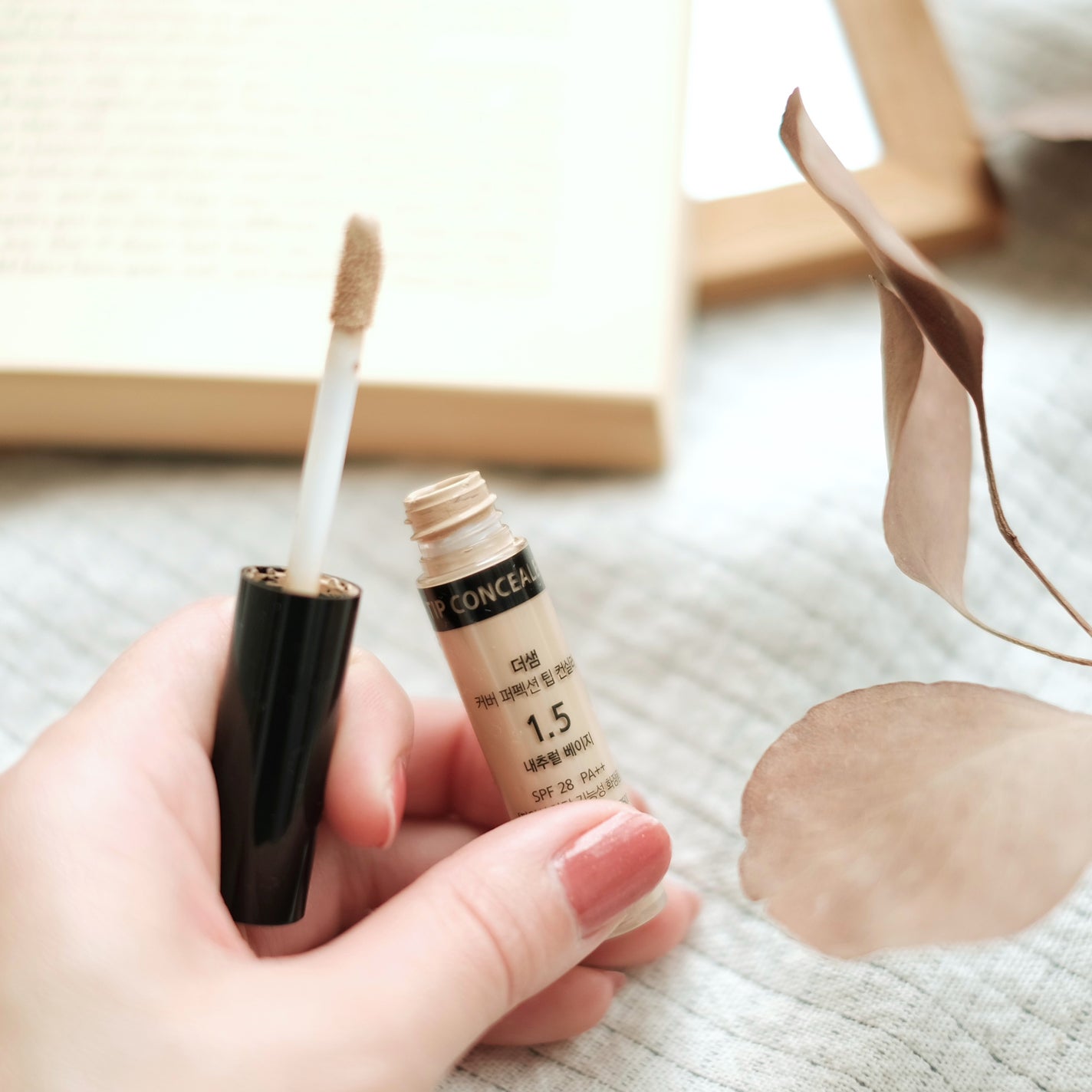 カバーパーフェクション チップコンシーラー/the SAEM/リキッドコンシーラーを使ったクチコミ(1枚目)