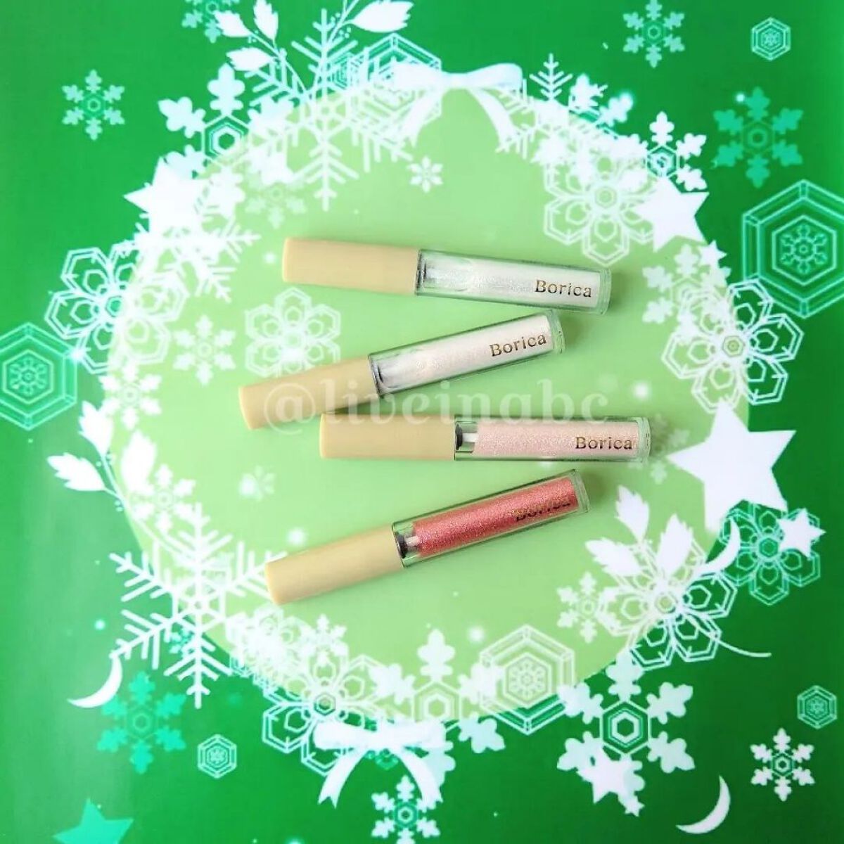 美容液ラメライナー 101 クリアゴールド/Borica/リキッドアイライナーを使ったクチコミ（2枚目）