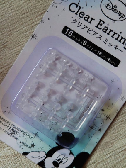 クリアピアス ミッキー/DAISO/その他を使ったクチコミ(2枚目)