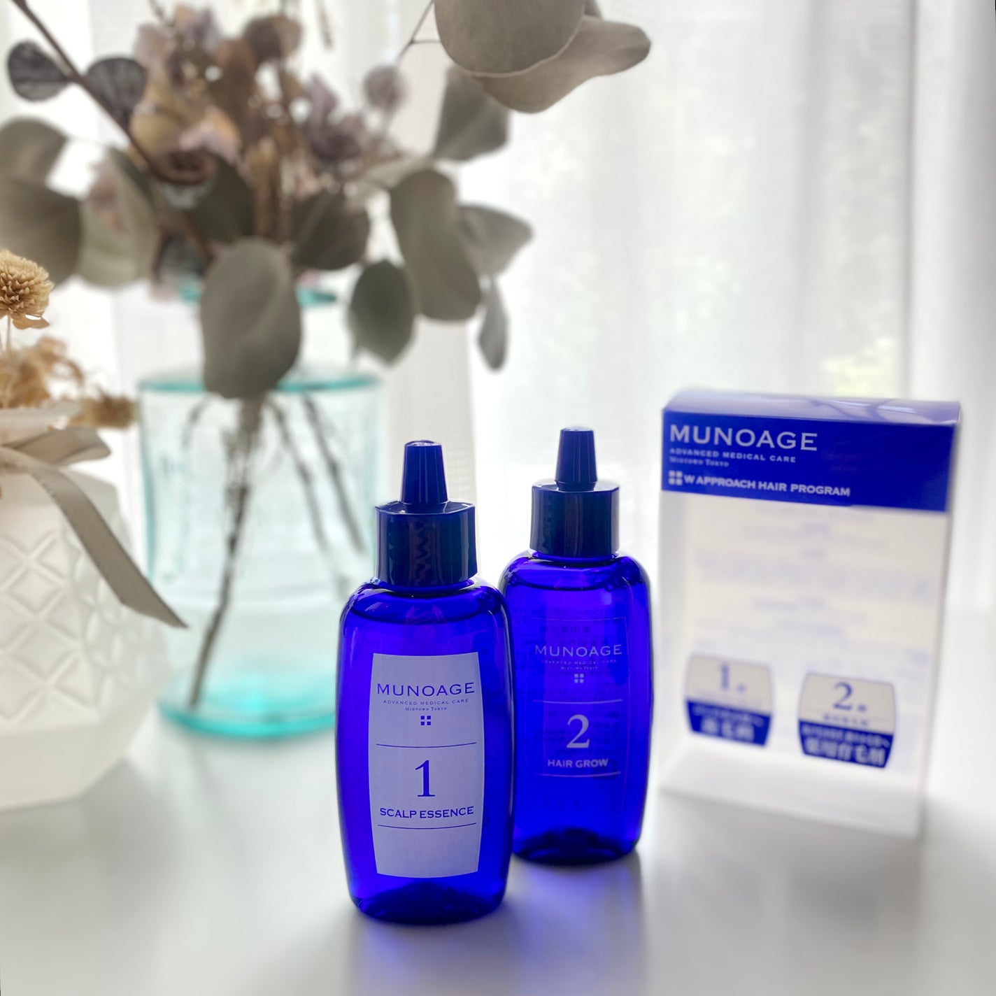 Wアプローチヘアプログラム/MUNOAGE(ミューノアージュ)/頭皮ローションを使ったクチコミ(1枚目)