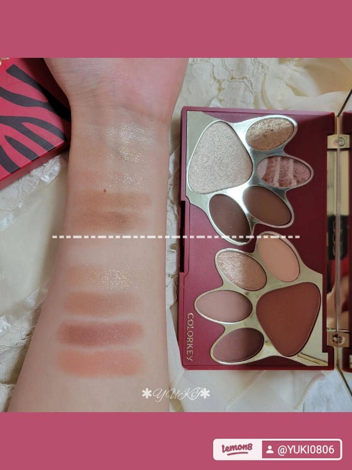 トラ十色アイシャドウパレット/COLORKEY/アイシャドウパレットを使ったクチコミ(2枚目)